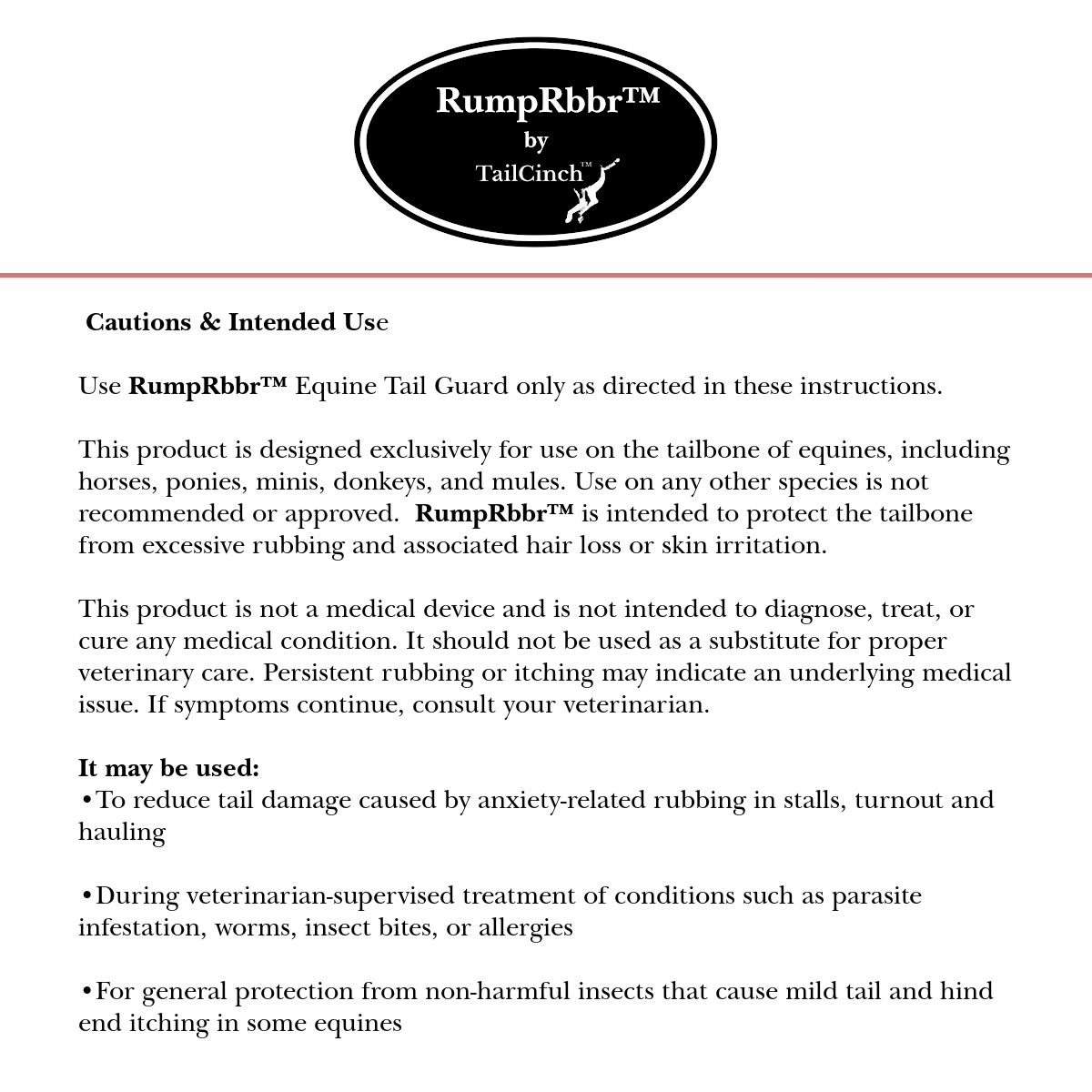 RumpRbbr™ Tail Guard