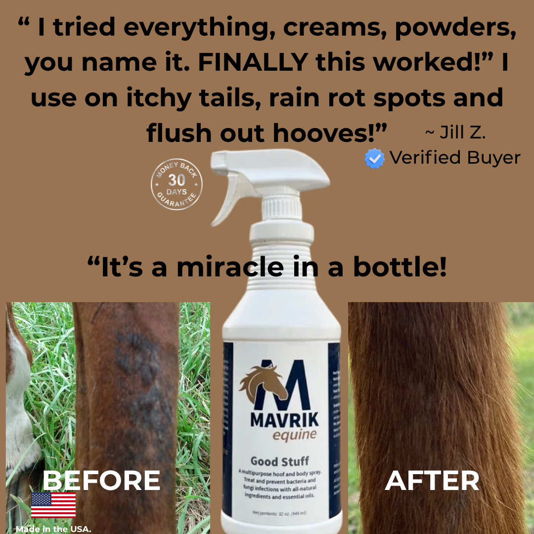 Good Stuff™ Multipurpose Spray Soothes, Treats &amp; Prevents Skin, Coat &amp; Hoof Ailments Plus-Stop Itchy Tails!